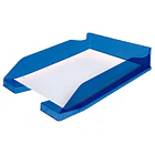 Tabuleiro secretaria  plastico azul transparente 6 un 3