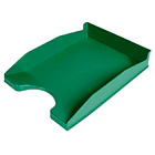 Tabuleiro secretaria plastico verde opaco. 2
