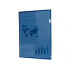 Bolsa dossier A4 pp azul translucido 20 fl 10 un 2