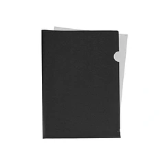 Bolsa dossier A4 pp preto opaco 20 fl 10 un