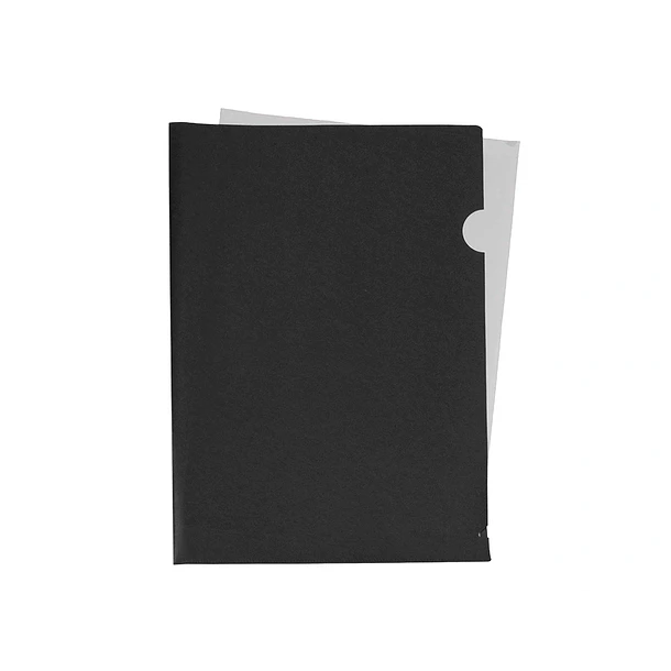 Bolsa dossier A4 pp preto opaco 20 fl 10 un 1
