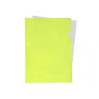 Bolsa dossier A4 pp amarelo fluor  opaco 20 fl 10 un 2