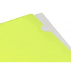 Bolsa dossier A4 pp amarelo fluor  opaco 20 fl 10 un 3