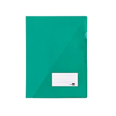 Bolsa dossier A4 pp verde translucidor20fl c/aba int. 10un