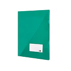 Bolsa dossier A4 pp verde translucidor20fl c/aba int. 10un 2