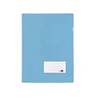 Bolsa dossier A4 pp azul celeste opaco20fl c/aba int. 10un 2