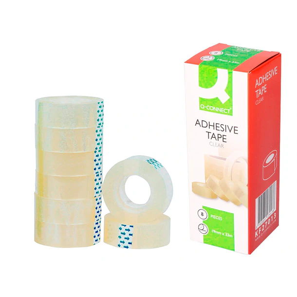 Fita Adesiva Transparente 33x19 Pack 8 un. 0,20€ 1