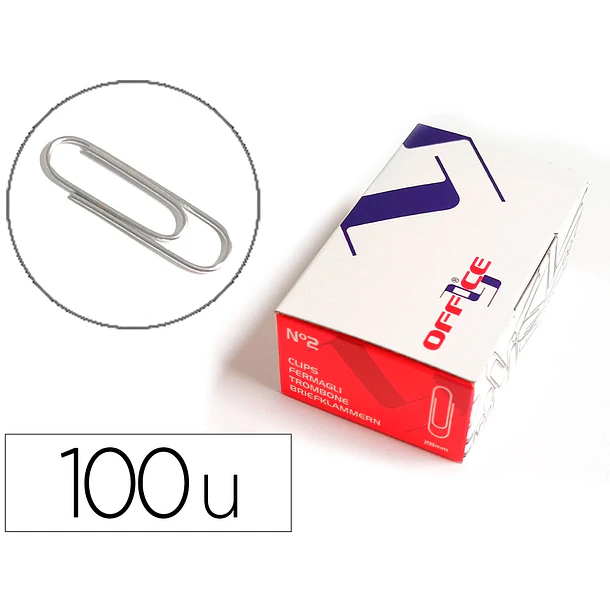 Clips Nª3 20mm cx.100 LISMANIA 1