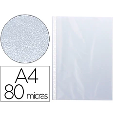 Bolsa catalogo/mica A4 80 microns martelada cx 100 un.