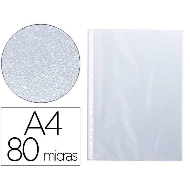 Bolsa catalogo/mica A4 80 microns pele de laranja 10 un 1