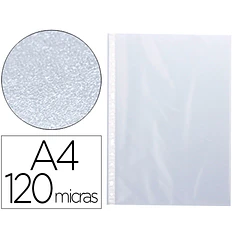  Bolsa catalogo/mica A4 120 microns martelada cx 100 un