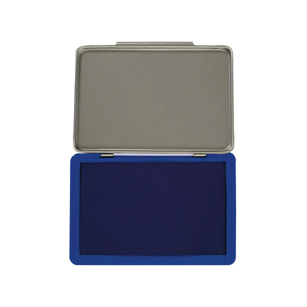 Almofada para carimbos  110x70 mm azul. 2