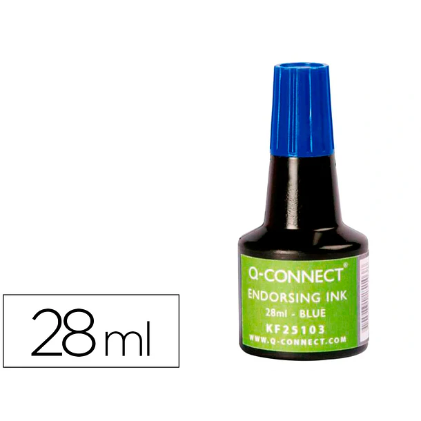 Tinta para almofada  azul frasco de 28 ml. 1