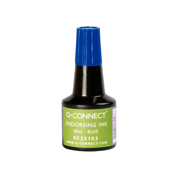 Tinta para almofada  azul frasco de 28 ml. 2