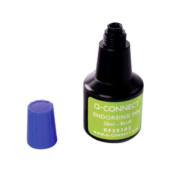Tinta para almofada  azul frasco de 28 ml. 3