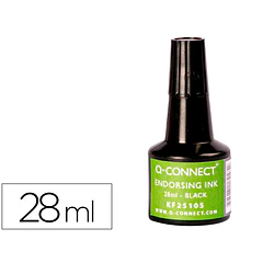 Tinta para almofada  preto frasco de 28 ml.