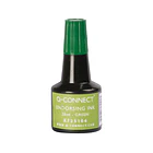    Tinta para almofada verde frasco 28 ml. 2