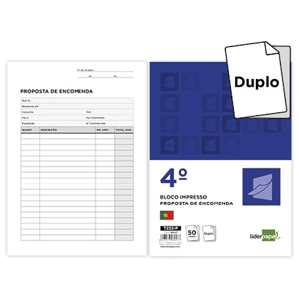 Bloco Encomendas duplicado 155x215mm 5 un. 