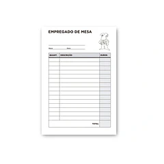 Bloco Empregado Mesa 105x155mm 10 un.
