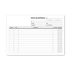 Bloco Entregas 105x215mm 5un.