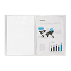 Capa catalogo  60 bl polipropileno A4 traslucida transparente 2