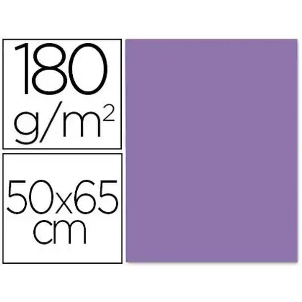 Cartolina 50x65 180gr 25fl Purpura 