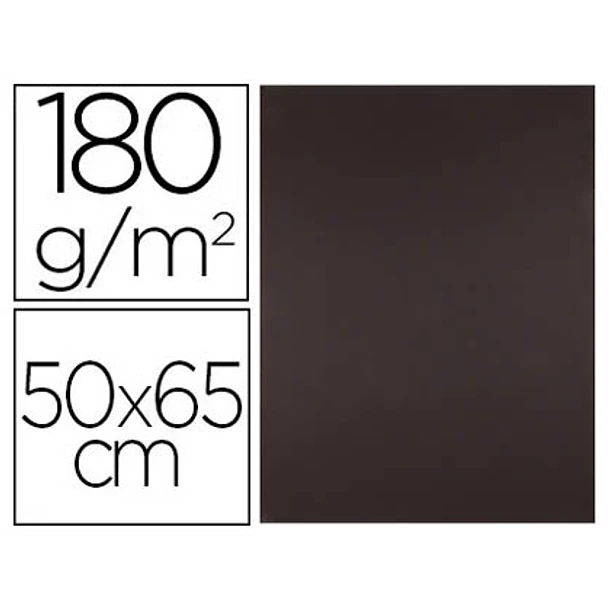 Cartolina 50x65 180gr 25fl Preto 