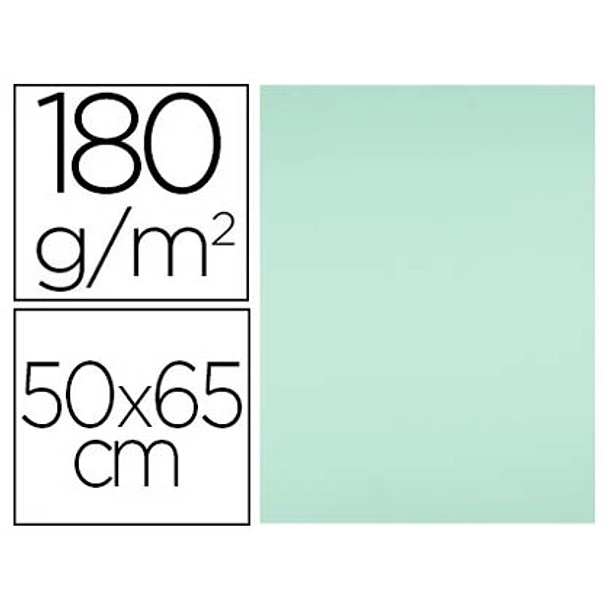 Cartolina 50x65 180gr 25fl Verde Claro 