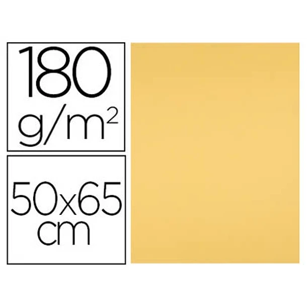 Cartolina 50x65 180gr 25fl Amarelo Forte 