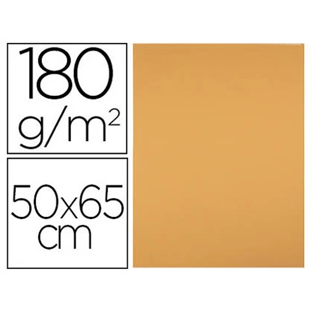 Cartolina 50x65 180gr 25fl Avelã 
