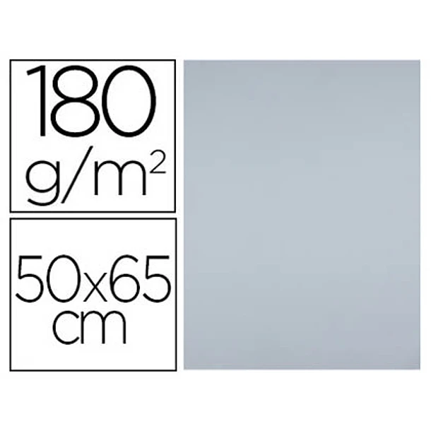 Cartolina 50x65 180gr 25fl Cinza 