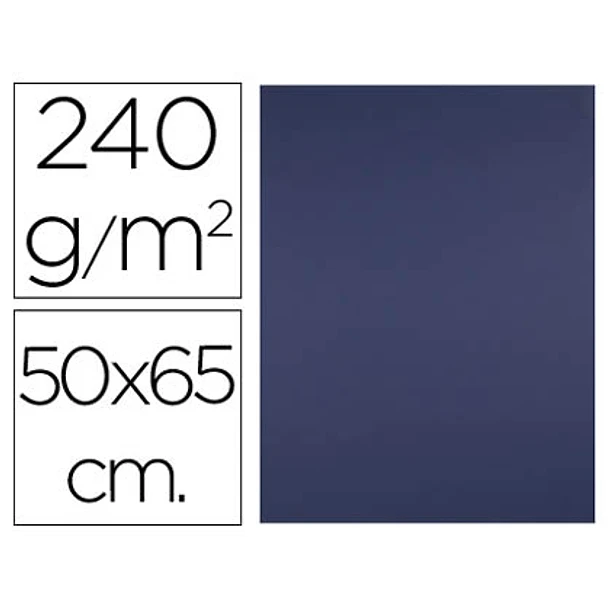 Cartolina 50x65cm 240gr  azul safira 