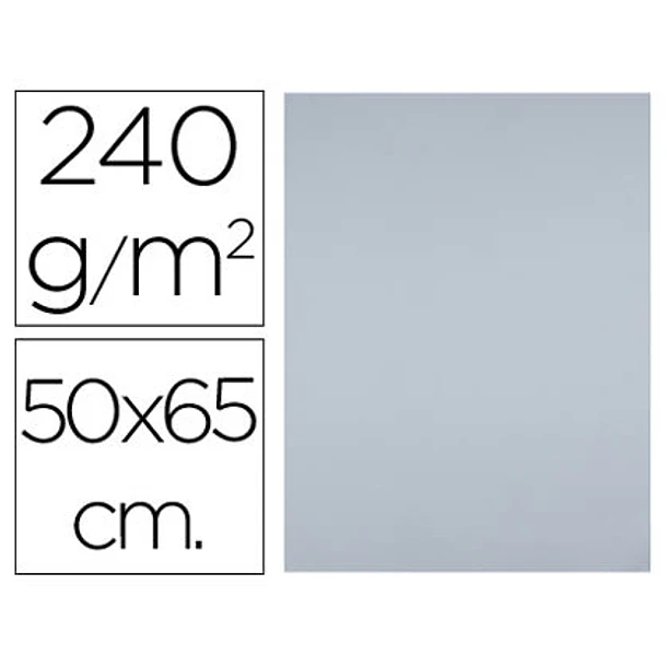 Cartolina 50x65cm 240gr cinza  