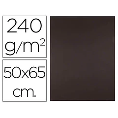 Cartolina 50x65cm 240gr castanho escuro