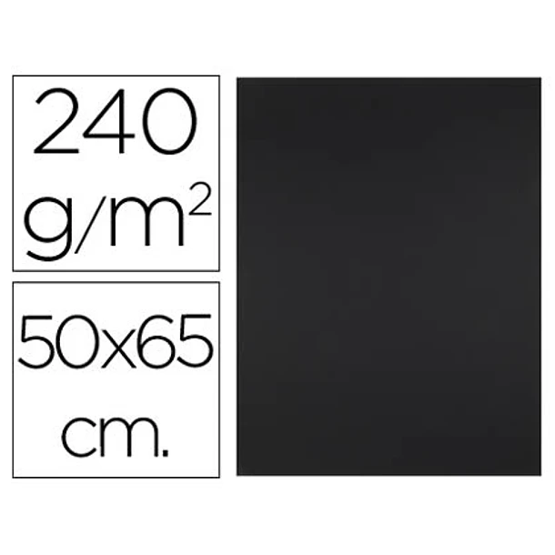 Cartolina 50x65cm 240gr preto 