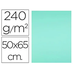 Cartolina 50x65cm 240gr verde 