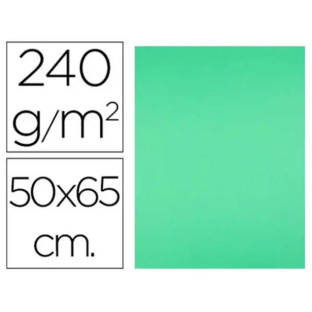 Cartolina 50x65cm 240gr verde pistacho 