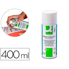 Cola spray adesiva q-connect  400 ml.
