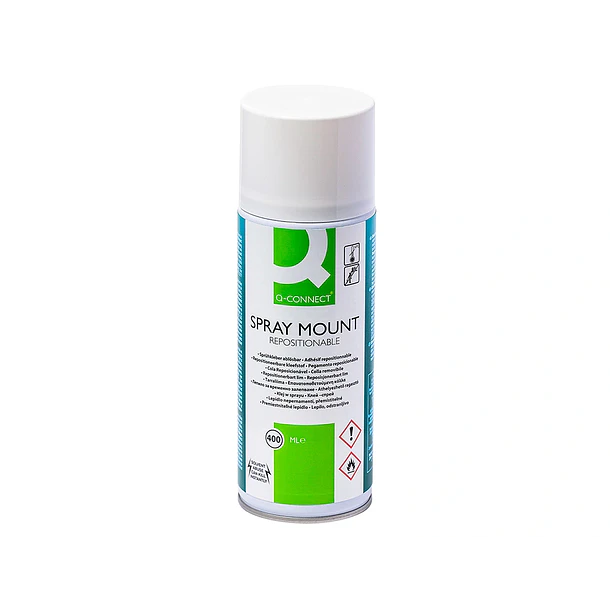 Cola spray adesiva q-connect  400 ml. 2
