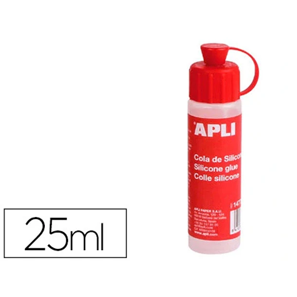 Cola de silicone apli boiao 25ml. 1
