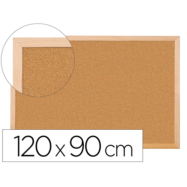 Quadro de cortica  com caixilho em madeira 120 x 90 cm. 1