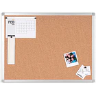 Quadro de cortica com caixilho em aluminio 60 x 90 cm. 4