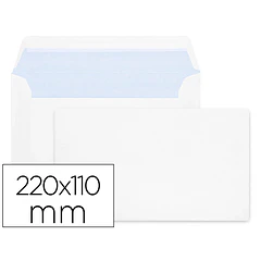 Envelopes 110x220 autodex 25un.