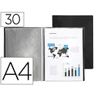 Capa catalogo 30bl polipropileno A4 preto opaco 1