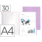 Capa catalogo 30bl polipropileno A4 lavanda opaco 1