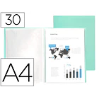 Capa catalogo 30bl polipropileno A4 lverde maça 1