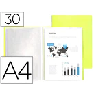 Capa catalogo 30bl polipropileno A4 amarelo flur. 1