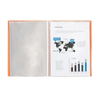 Capa catalogo 30bl polipropileno A4 laranja flur. 2