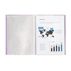 Capa catalogo 40bl polipropileno A4 lavanda opaco 2