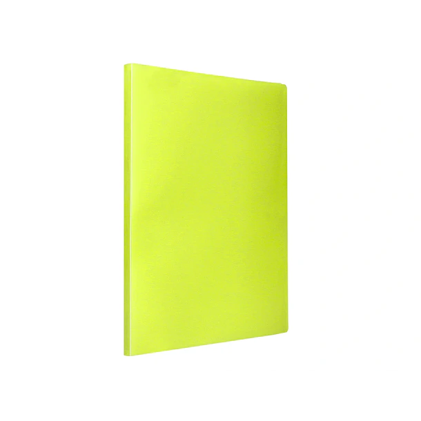Capa catalogo 40bl polipropileno A4  amarelo flur. 3